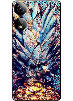 Чехол силиконовый бампер для zte nubia neo 2 5g с рисунком ананас