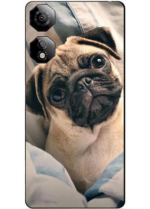 Силіконовий чохол бампер для zte nubia neo 2 5g з малюнком фото мопс
