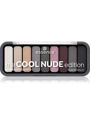 Палетка тіней для очей essence the cool nude edition 10г.
