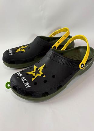 Мужские сандалии сабо crocs classic u.s.army 52 размер