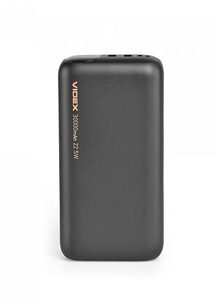 Повербанк 30000mah videx vpb-297 22.5w black sku_vendorcode