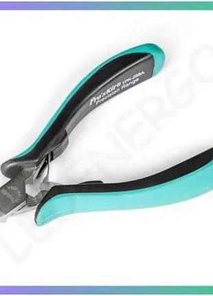 Косі плоскогубці pro'skit 1pk-258a для роботи з проводами та дрібними деталями плоскогубці sku_1pk-258a