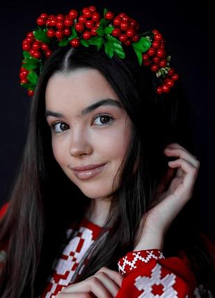 Український вінок з калиною