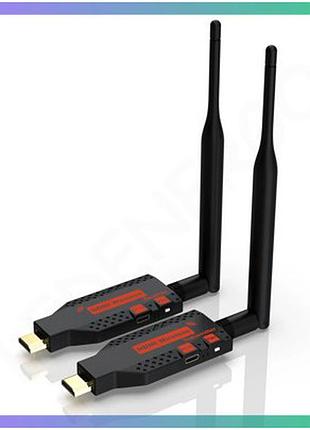 Бездротовий hdmi ресивер трансмітер vikefon 1080p 100m для передачі відео та звуку_pr