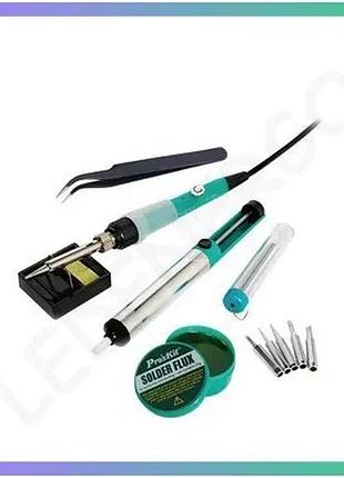 Набір інструментів pro'skit pk-918f для паяння паяльник і аксесуари для ремонту електроніки