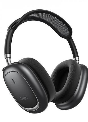Наушники bluetooth hoco w68 calma metal grey