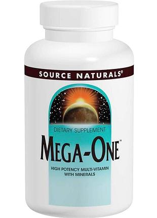 Мультивитамины с минералами, multi-vitamin with minerals, source naturals, по 1 в день, 30 таблеток