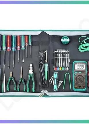Набір інструментів pro'skit pk-616b для електромонтажу електротехнічний комплект інструментів sku_vendorcode