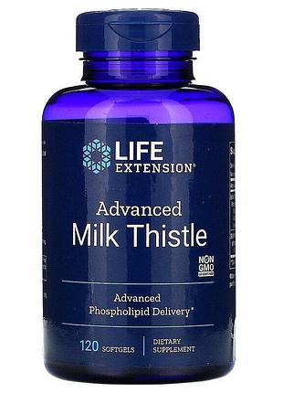 Расторопша, milk thistle, life extension, 120 капсул
