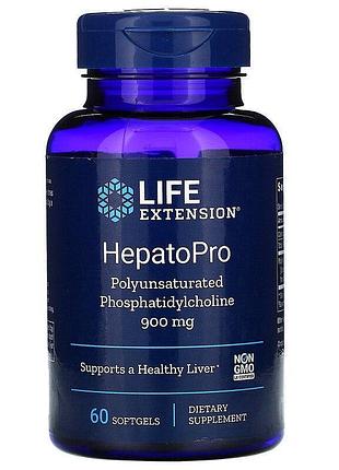 Фосфатидилхолин, hepatopro, life extension, 900 мг, 60 гелевых капсул