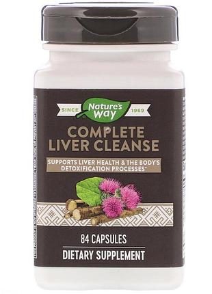 Підтримка печінки, complete liver cleanse, nature's way, 84 капсули