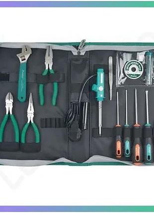 Набір інструментів pro'skit pk-2086b для ремонту та зборки електроніки комплект інструментів sku_pk-2086b