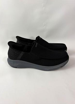 Мужские легкие текстильные мокасины skechers parson 50.5 размер