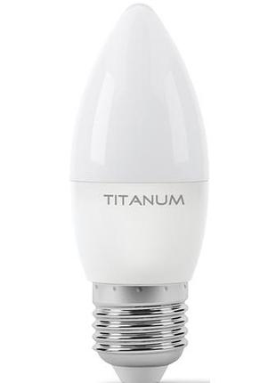 Лампа led titanum tlс3706274 е27 4100к 6w белый свет
