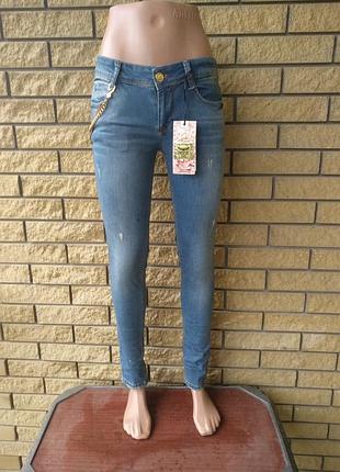 Джинсы женские джинсовые стрейчевые c woox jeans, турция 29