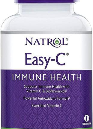 Витамин c для иммунитета, easy-c, natrol, 500 мг, 120 капсул