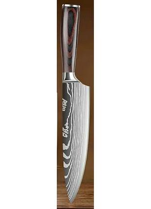 Нож шеф повара damascus dk-ss 6004
