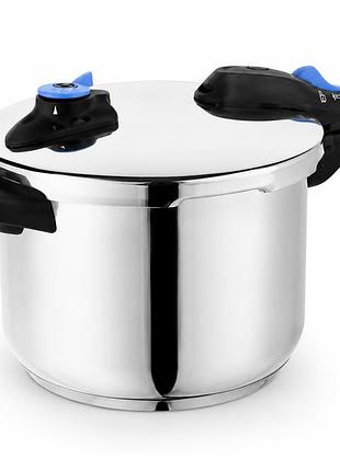 Скороварка livarno home professional 6 л, ø22 см, из нержавеющей стали, для всех типов плит, включая индукцию (поврежденная завод