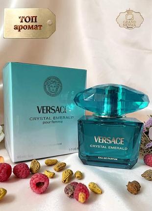 Жіноча парфумована вода versace crystal emerald (версаче крістал емеральд) 90 мл. стійкий шлейфовий аромат (квіткові, фруктові)