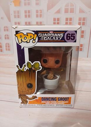 Фигурка funko pop! guardians of the galaxy dancening groot 65