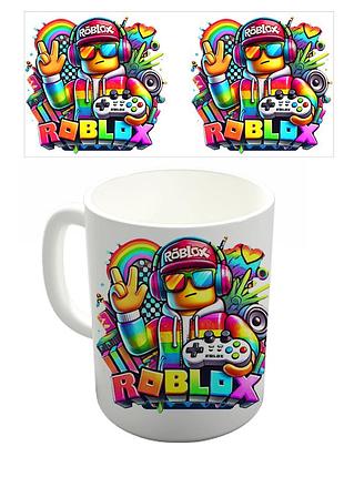 Чашка роблокс roblox біла (z1642)