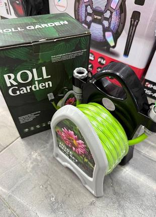 Катушка для водяного шланга roll garden зі шлангом 10 м