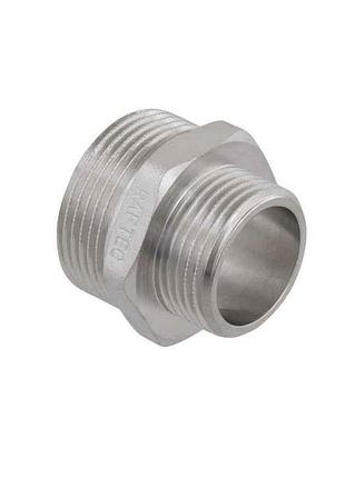 Нипель латунь, зз, dn32х25, 1 1/4 х1, никель, np0403 тм raftec