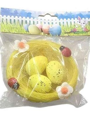 Декор крупнодной easter nest 9х3см r40465 тм stenson