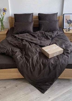 Комплект постільної білизни євро 50*70 арт.ss-3008 сатін тм lelit