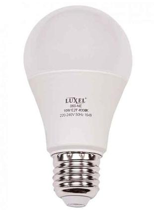 Лампа світлодіодна led а60 (060-he) e27 10вт 3000к тм luxel