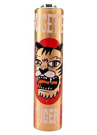 Запальничка clipper micro metal case aggressive animals