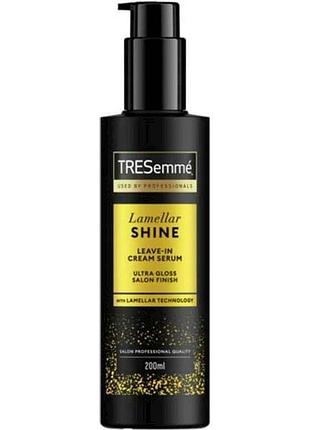Сироватка для волосся 200мл незмивна lamellar shine для ультраблиску тм tresemme