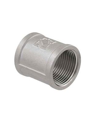 Муфта 3/4 латунь, вв, dn20, нікель, mr02 тм raftec