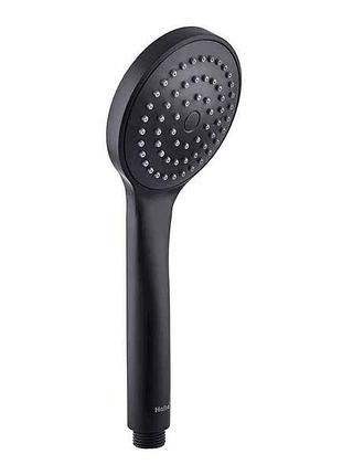Лійкa для душу чорний кругла sh-08 black тм haiba
