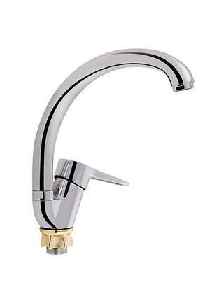 Смеситель на мойку хром для кухни nicole 008f, chrome (k35) ldnic008fcrm21877 тм lidz