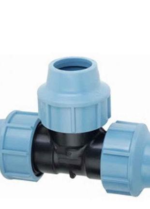Тройник d=50 зажимной тз тм santehplast