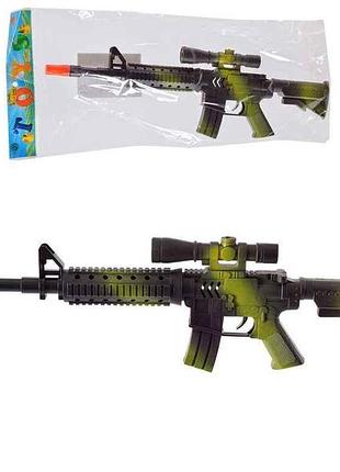 Автомат 39,5*12см зеленый трещетка арт.999-13 тм 7toys