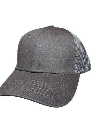 Кепка с сеткой коричневая р.56-60 тм shapki