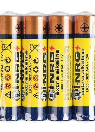 Батарейка i-nrg extra 24aaa - спайка 4шт. тм i-nrg