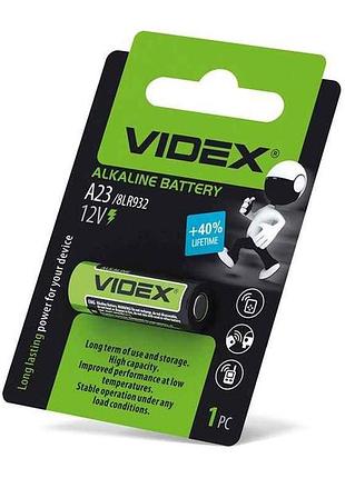 Батарейка щелочная а23 1шт е23а blister card/24236 тм videx