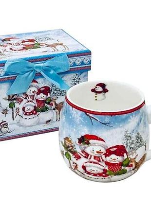 Чашка 420мл новогодняя winter story r33360 тм stenson