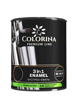 Экспресс эмаль шоколадный 0,75 enamel 3 in 1 тм colorina