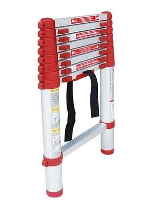 Драбина телескопічна, алюмінієві 8сх, 2.60м lt-3026 тм intertool