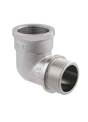 Угол 1 1/4 латунь, зв, dn32, никель, up04 тм raftec