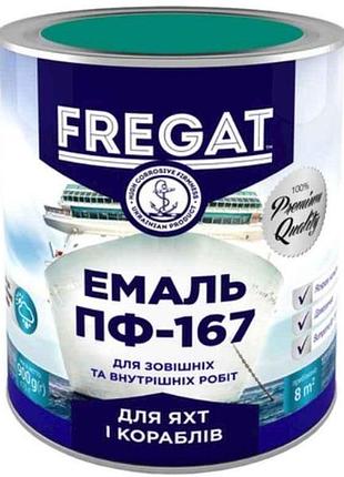 Эмаль алкидная пф-167 бирюзовый 0,9кг тм fregat