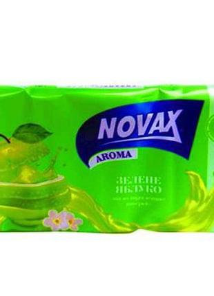 Мыло 5шт 70г экопак aroma зеленое яблоко тм novax
