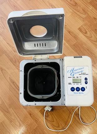 Хлібопічка west bend automatic bread & dough maker 3