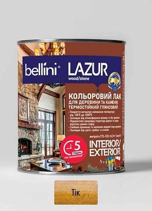 Лазурь 2,5л для древесины тик тм bellini