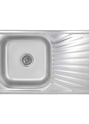 Мойка врезная 780х480х180мм 1 7848, micro decor 0,8мм brin7848mdec08 тм brindex