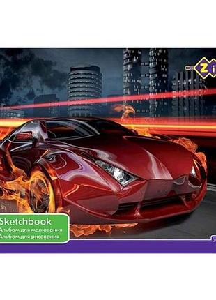 Альбом для рисования а4 30 л. на спирали арт.zb.1441 тм zibi
